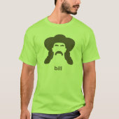 Hirsute Silhouette-T - Shirt Bills (Vorderseite)
