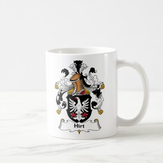Hirt Familienwappen Kaffeetasse (Rechts)