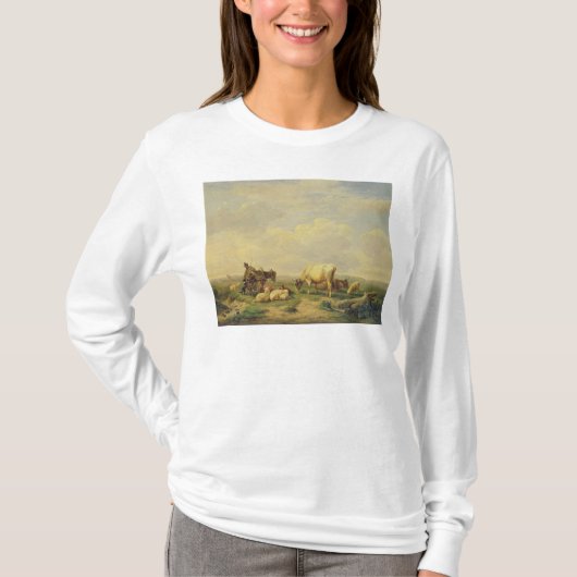 Hirt und Herde, c.1880 T-Shirt (Vorderseite)