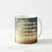 Hirte beobachtet Herde Bibelszene Kaffeetasse (VorderseiteRechts)