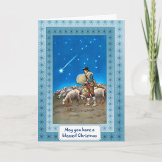 Hirte Feiertagskarte