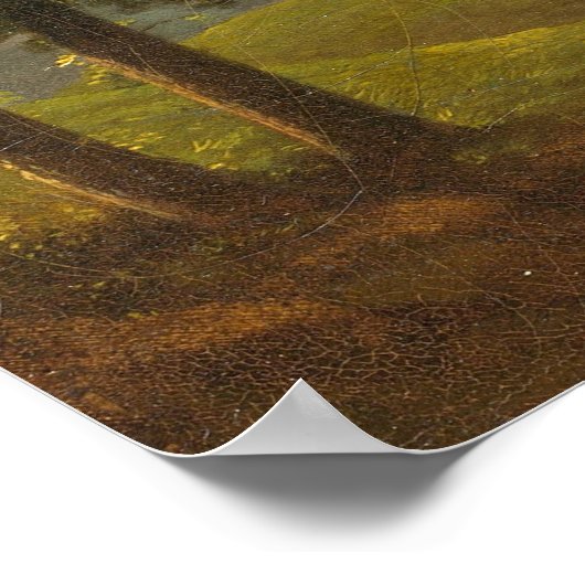 Hirte mit Flock - Jean-Victor Bertin Fine Art Poster (Ecke)