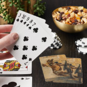 Hirte mit Pferd (Pferde) Spielkarten (In Situ)