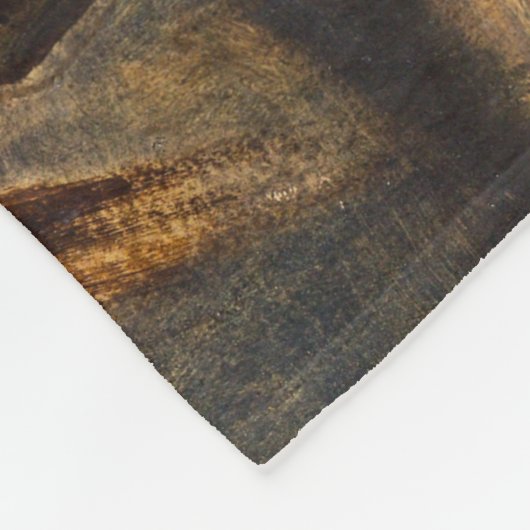 Hirte mit Pferd (Pferdeart) Fleecedecke (Ecke)