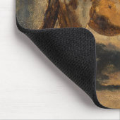 Hirte mit Pferd (Pferdeart) Mousepad (Ecke)