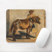 Hirte mit Pferd (Pferdeart) Mousepad (Mit Mouse)