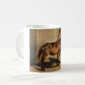 Hirte mit Pferd (Reitkunst) Kaffeetasse (Vorderseite Links)