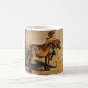 Hirte mit Pferd (Reitkunst) Kaffeetasse