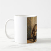 Hirte mit Pferd (Reitkunst) Kaffeetasse (Links)