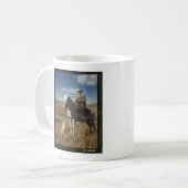 Hirte mit Pferd und Hund auf Gravelly Range Kaffeetasse (Vorderseite Links)