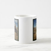 Hirte mit Pferd und Hund auf Gravelly Range Kaffeetasse (Mittel)