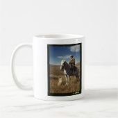 Hirte mit Pferd und Hund auf Gravelly Range Kaffeetasse (Links)