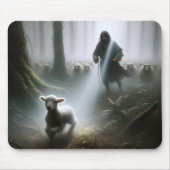 Hirte retten ein Lamm Mousepad (Vorne)