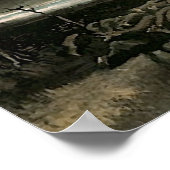 Hirte, Schleuse von Sheep Van Gogh Fine Art Poster (Ecke)