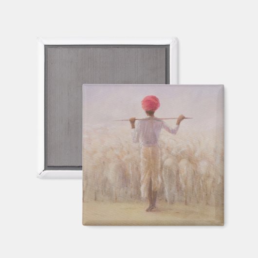 Hirte und Flock Magnet (Vorderseite/Rückseite)