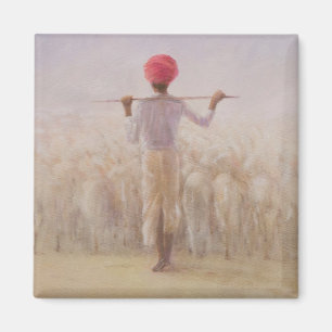 Hirte und Flock Magnet