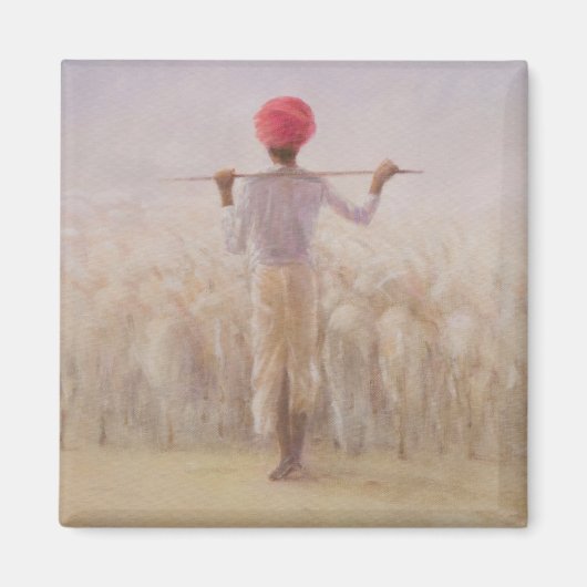 Hirte und Flock Magnet (Vorne)