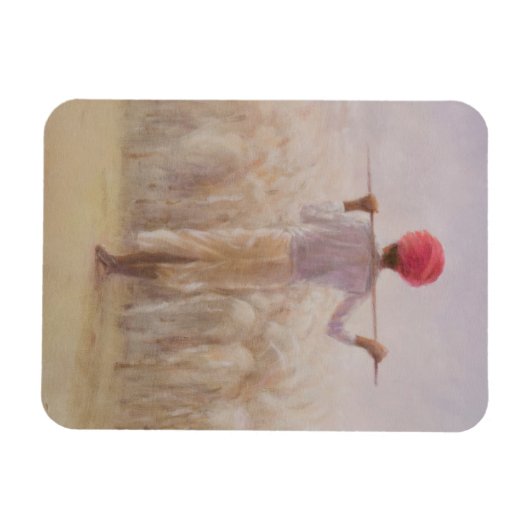 Hirte und Flock Magnet (Horizontal)