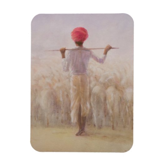 Hirte und Flock Magnet (Vertikal)