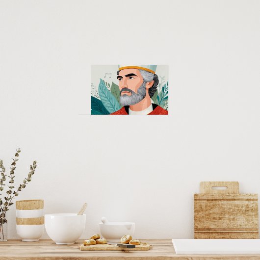 Hirte und Lehrer: Papst Heiliger Gregor der Große Poster (Küche)