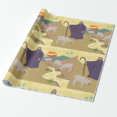 Hirte und sein Flock Wrapping Paper Geschenkpapier (Ungerollt)