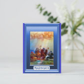 Hirten auf dem Hügel Postkarte (Stehend Vorderseite)