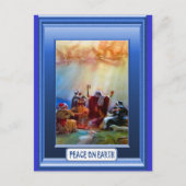 Hirten auf dem Hügel Postkarte (Vorderseite)