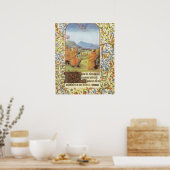 Hirten auf den Feldern nahe Bethlehem, mittelalter Poster (Küche)