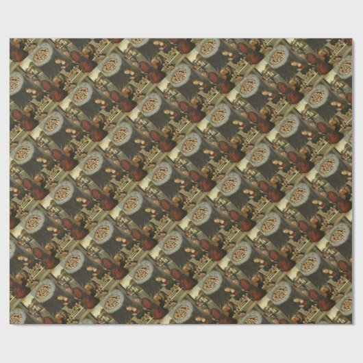 Hirten bewundern Jesus von Cranach Geschenkpapier (Flach)