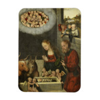 Hirten bewundern Jesus von Cranach