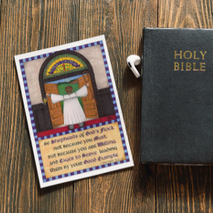 Hirten der Inspirationspostkarte Gottes Flock Postkarte