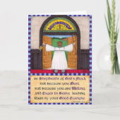 Hirten der Wertungskarte Gottes Flock Pastor Dankeskarte (Vorderseite)