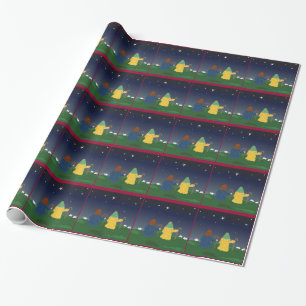 Hirten, die ihre Herden bewachen Geschenkpapier