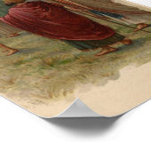 Hirten Gazing Above Holiday Poster (Ecke)