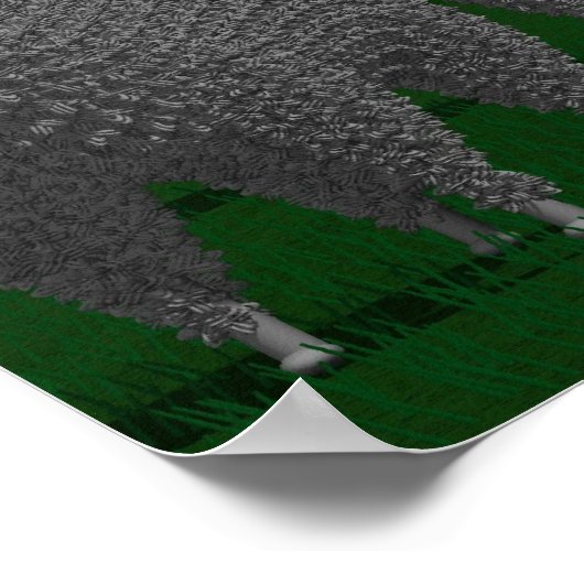 Hirten und Engel Poster (Ecke)