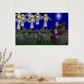 Hirten und Engel Poster (Küche)