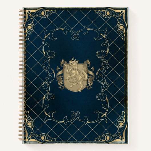 Hirten von Haven Blue Notebook Notizblock (Vorderseite)