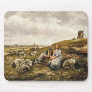 Hirten vor den Toren der Stadt Mousepad