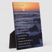 Hirtengebet Plaque Fotoplatte (Seite)