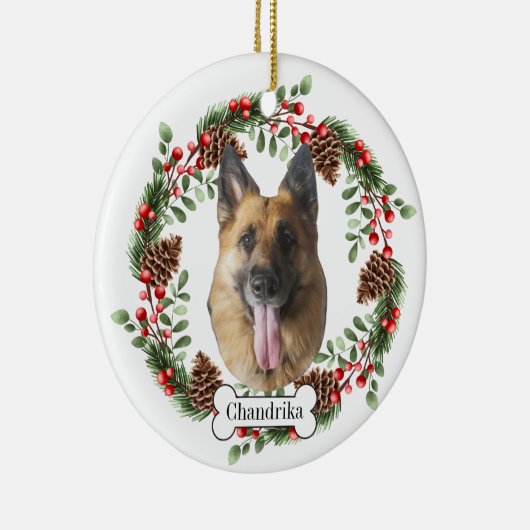 Hirtenhund Keramik Ornament (Rechts)