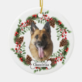 Hirtenhund Keramik Ornament (Vorne)