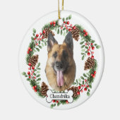 Hirtenhund Keramik Ornament (Links)