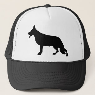 Hirtenhund Minimalillustration Truckerkappe