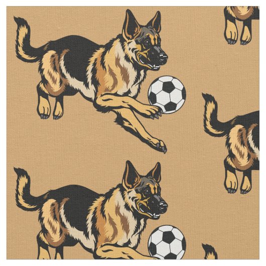 Hirtenhund Stoff (Nahaufnahme)