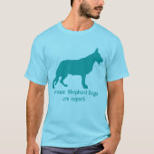 Hirtenhund und Text T-Shirt (Vorderseite)