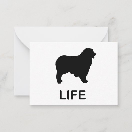 Hirtenleben Mitteilungskarte (Vorderseite)