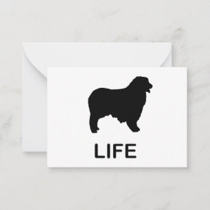 Hirtenleben Mitteilungskarte