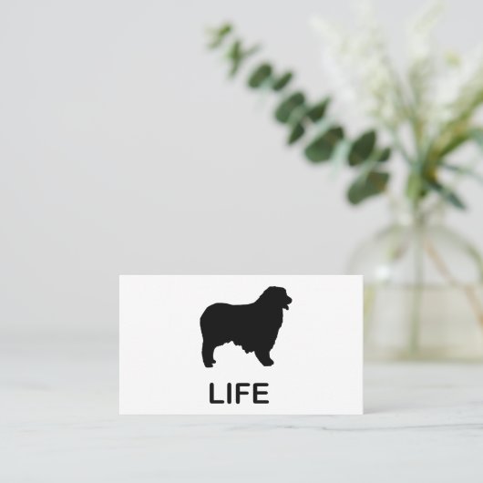 Hirtenleben Visitenkarte (Stehend Vorderseite)