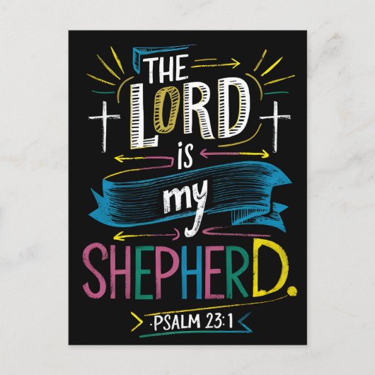 Hirtenlicht Postkarte (Vorderseite)