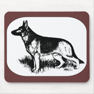 Hirtenprofil Mousepad